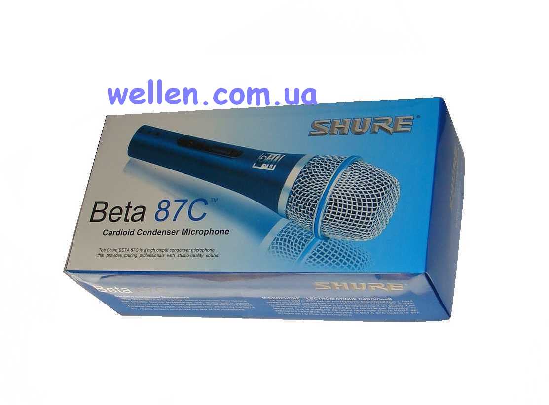 Мікрофон динамічний шнуровий Shure Beta 87 Vocal ціна від 500грн.