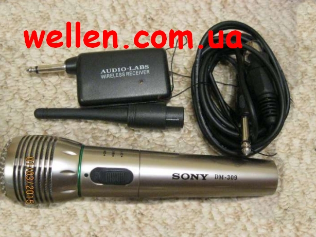 Радіомікрофон Dm-309 + шнуровий мікрофон ціна 380грн.